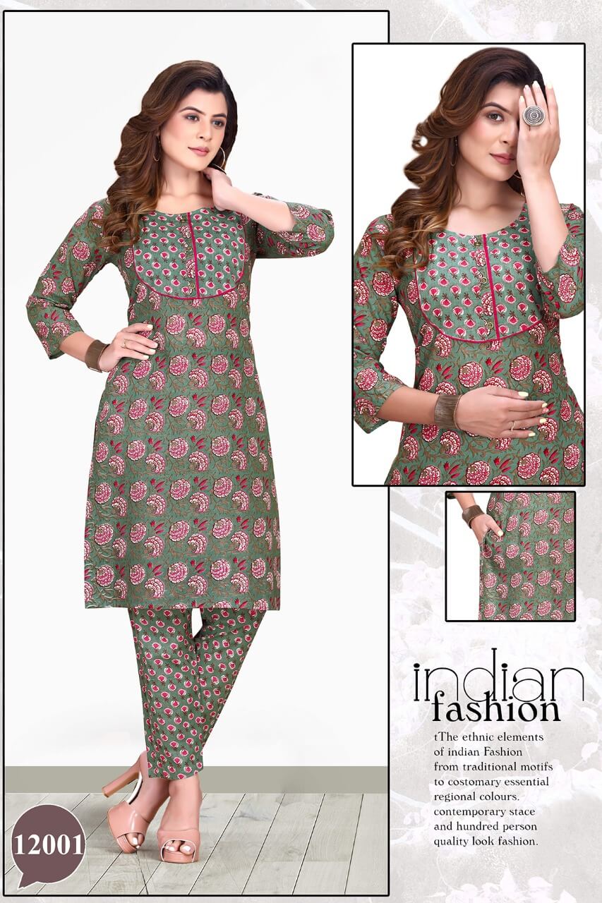 Mayra Summer Cool Regular Wear Wholesale Cotton Kurti With Bottom Catalog